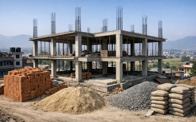 माग घटेपछि व्यवसायीले घटाए निर्माण सामग्रीकाे मूल्य 
