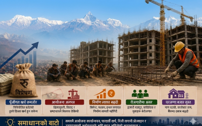 निर्माण क्षेत्र संकटमा : दोधारमा नेपालको अर्थतन्त्र